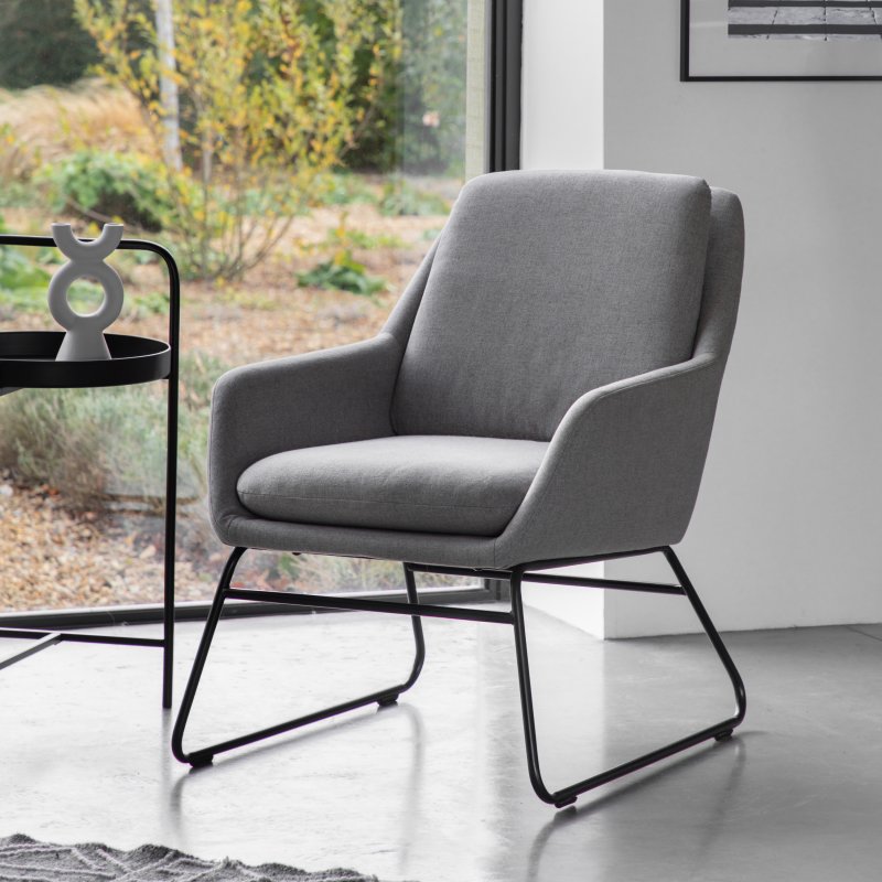 Gallery Direct Funton Chair in Light Grey