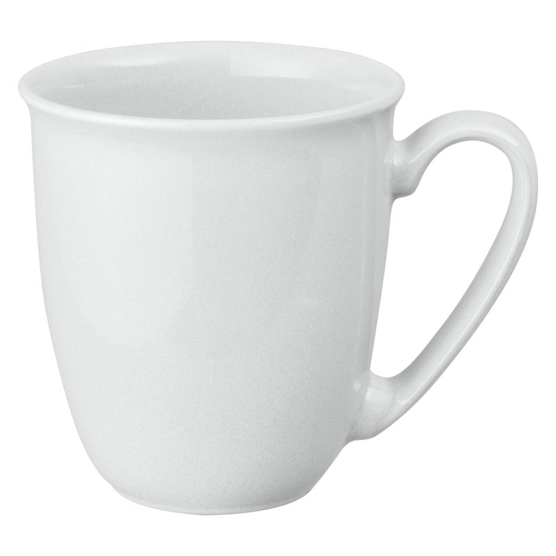 Denby Elements Stone White Mug image of the mug on a white background