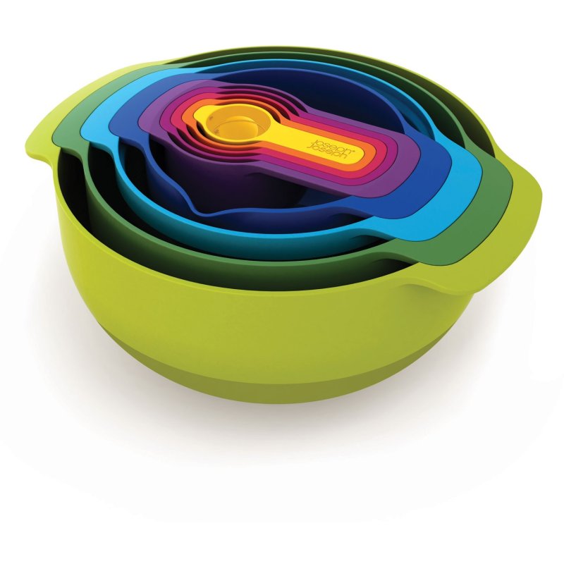 Joseph Joseph Nest Plus 9 Piece Multi Stacking Bowls