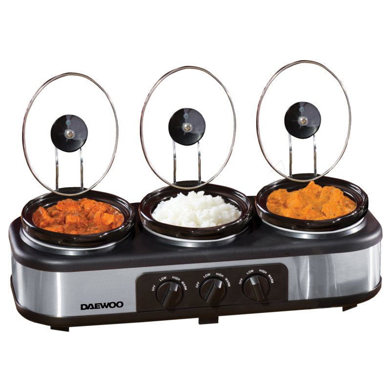 Daewoo Three Pot Slow Cooker