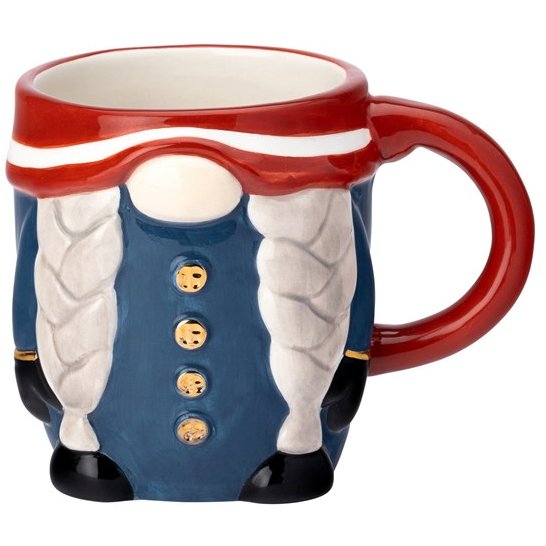 Foxwood Home Christmas Gonk Her Novelty Mug image of the mug on a white background