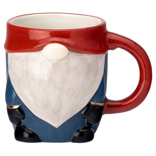 Foxwood Home Christmas Gonk Him Novelty Mug image of the mug on a white background