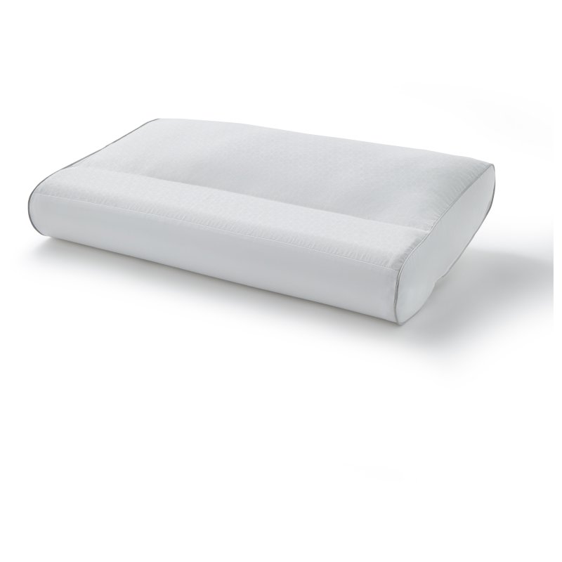 The Fine Bedding Company Cooling Head & Neck Pillow image of the pillow on a white background