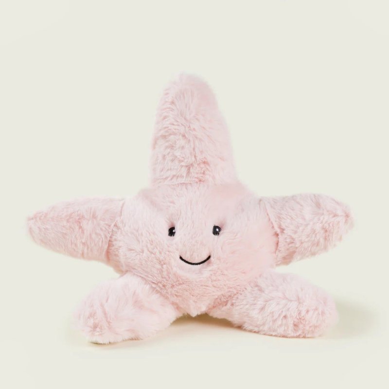 Warmies Microwavable Starfish front on image of the starfish on a beige background
