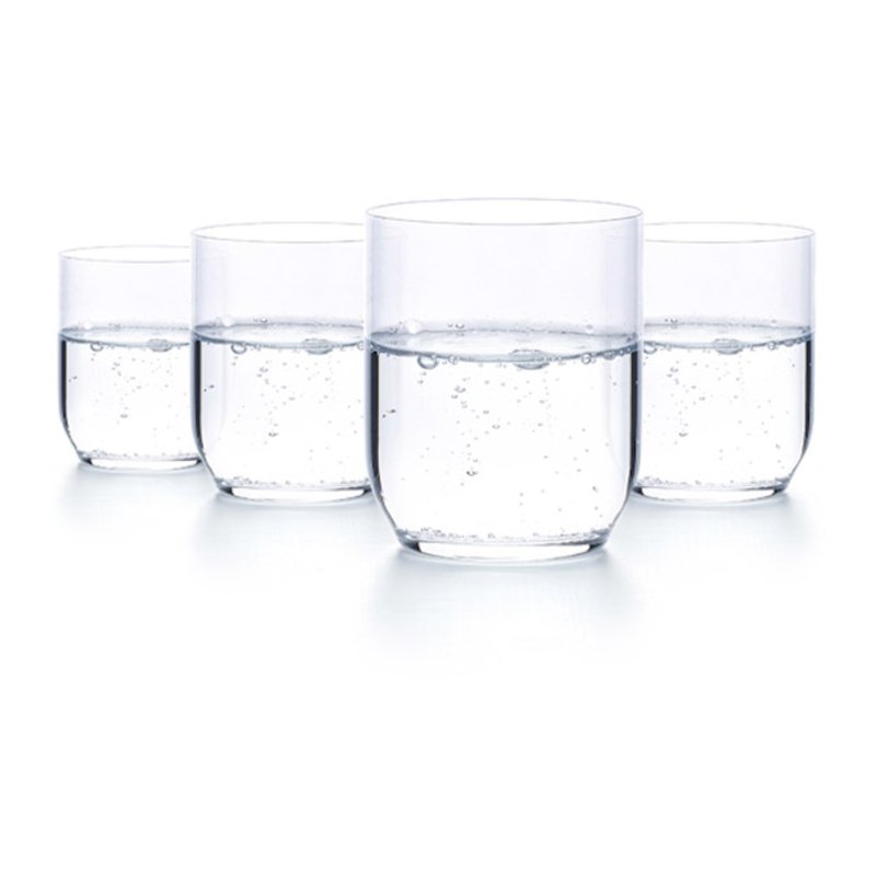 Moods Water Crystalline Glass 4pk image of the water glasses on a white background