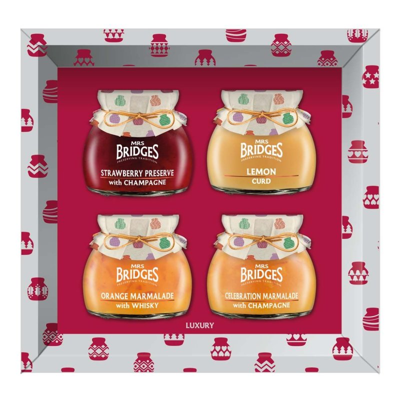 Mrs Bridges Luxury Grey 4 Jar Gift Set