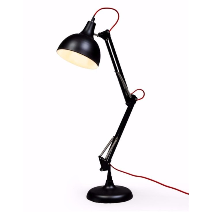 Matt Black Traditional Desk Lamp image of the desk lamp on a white background