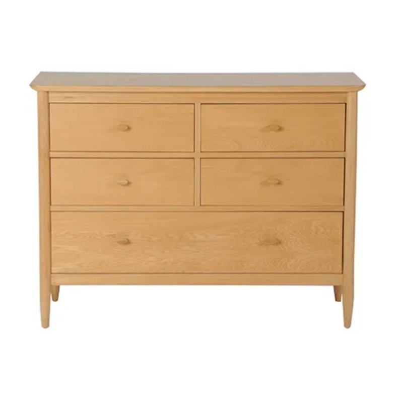 Ercol Teramo 5 Drawer Chest of Drawers Aldiss of Norfolk