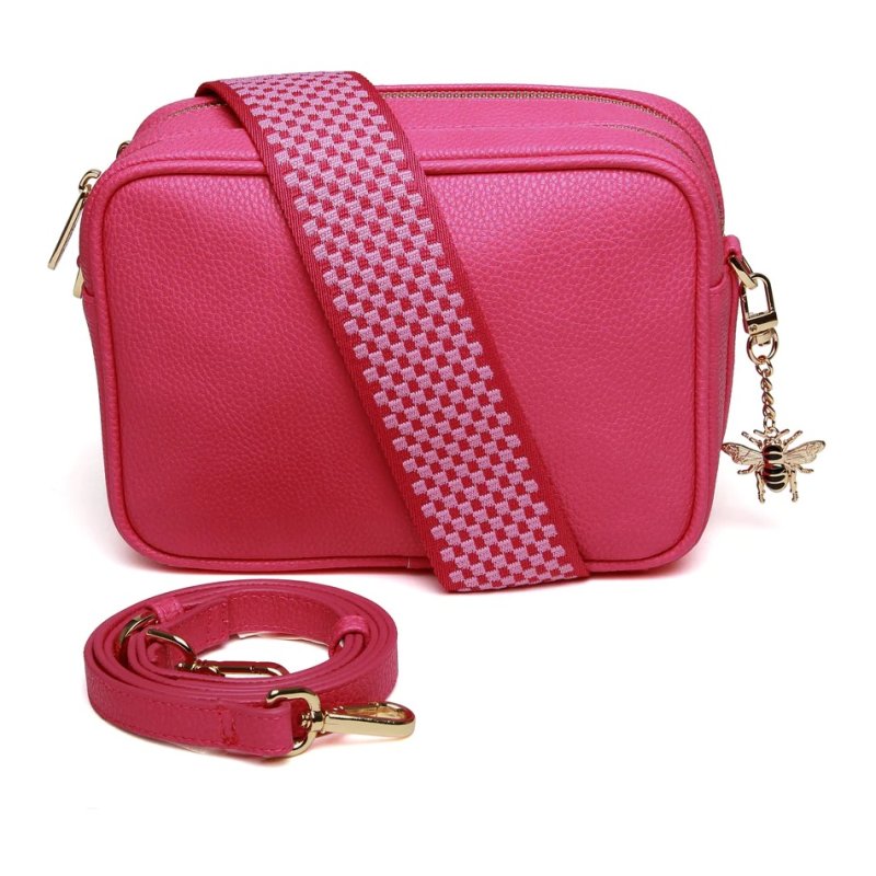Hot pink side bag top