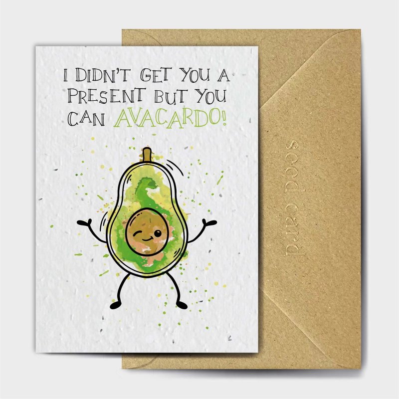 The Seed Card Company You Can Have The Pun For Free Birthday Card image of the front of the card on a white background