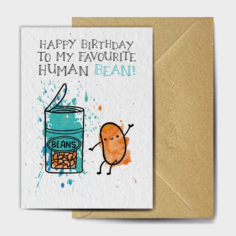 The Seed Card Company Singularly Spectacular Birthday Card image of the front of the card on a white background