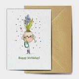 The Seed Card Company Pop Goes The Crocus Birthday Card