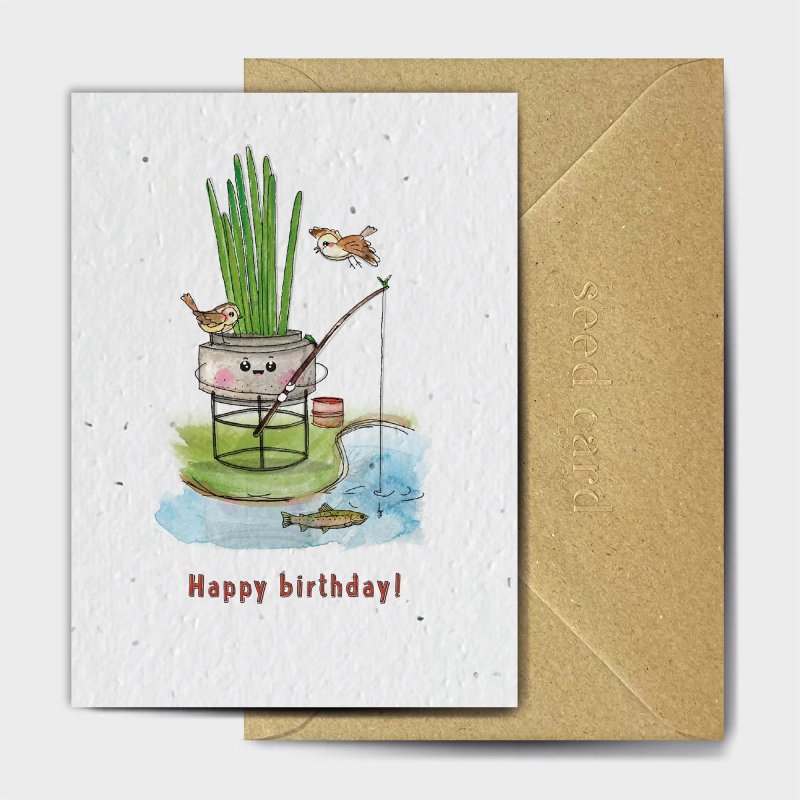 The Seed Card Company Take A Bite Birthday Card