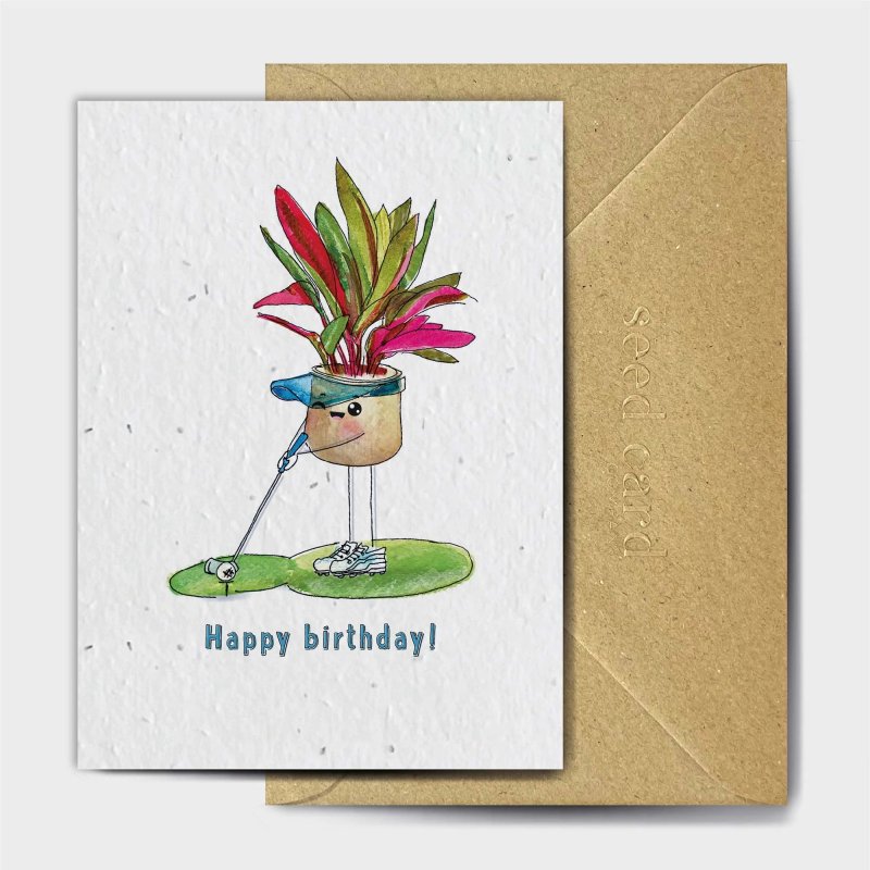 The Seed Card Company Time To Party Birthday Card