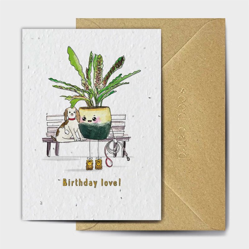 The Seed Card Company A Shrubs Best Friend Birthday Card
