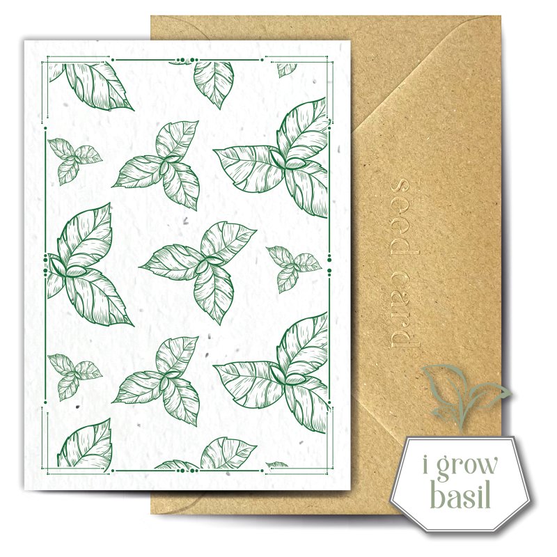 The Seed Card Company Alfbrega Greetings Card