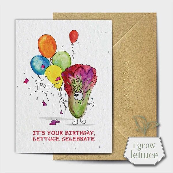 The Seed Card Company Another One Bites The Dust Birthday Card