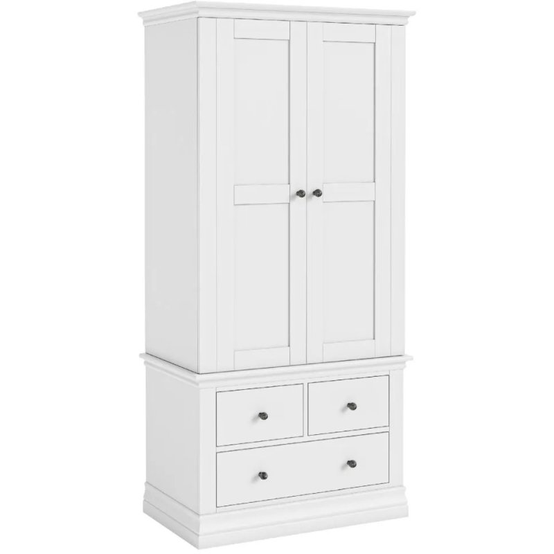 Bordeaux White Gents Wardrobe image of the wardrobe on a white background