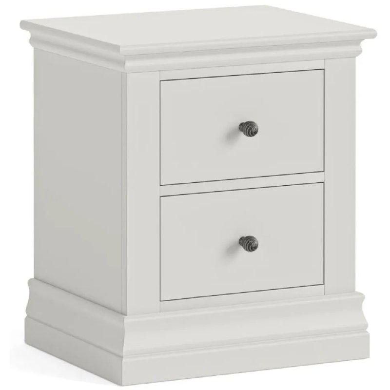 Bordeaux Cotton Bedside Cabinet image of the cabinet on a white background