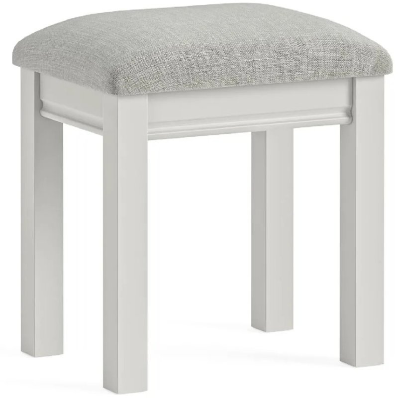 Bordeaux Cotton Dressing Table Stool image of the stool on a white background