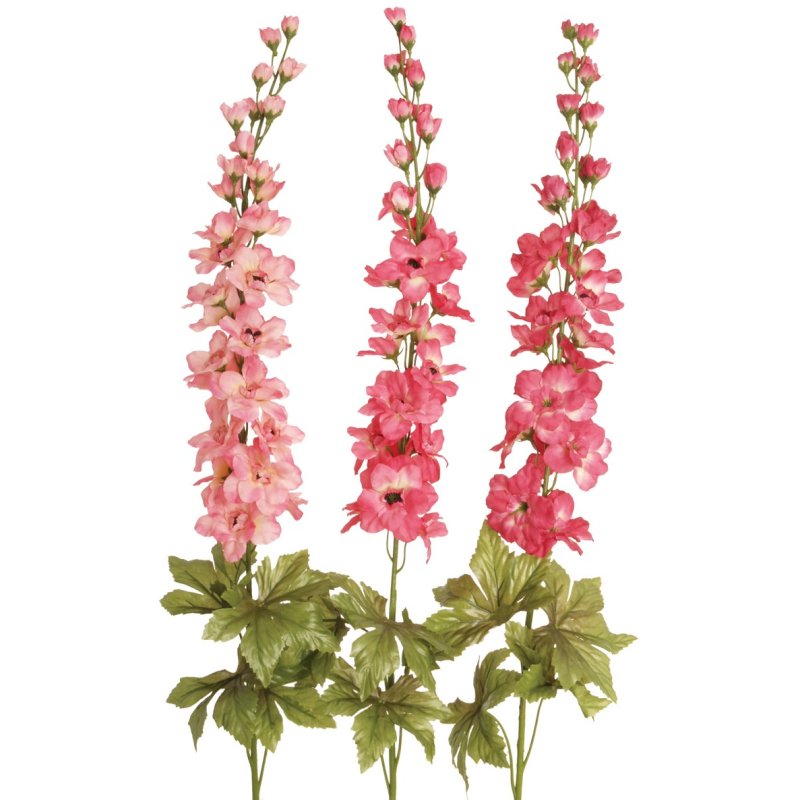 Floralsilk Rose Delphinium image of the flowers on a white background
