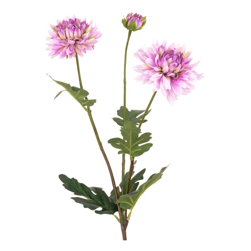 Floralsilk Lilac Chrysanthemum image of the flower on a white background