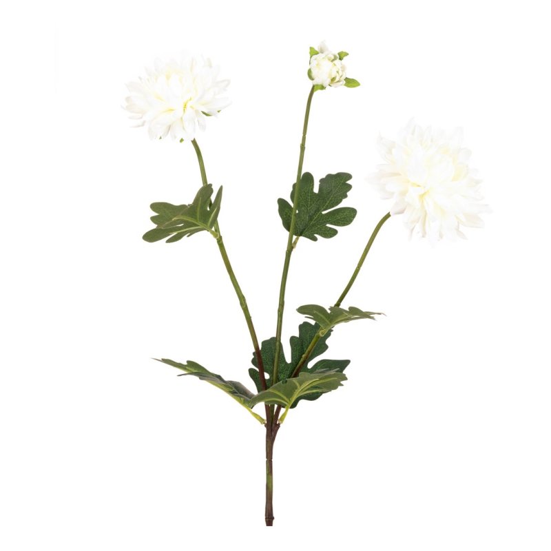 Floralsilk White Chrysanthemum image of the flower on a white background