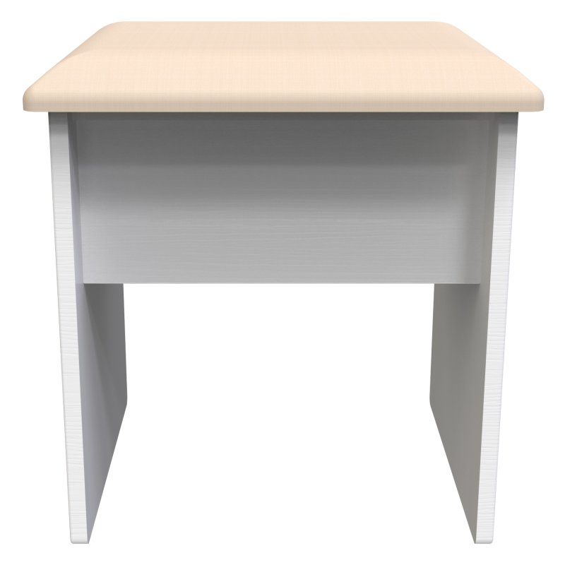Stoneacre Dressing Table Stool front on image of the stool on a white background
