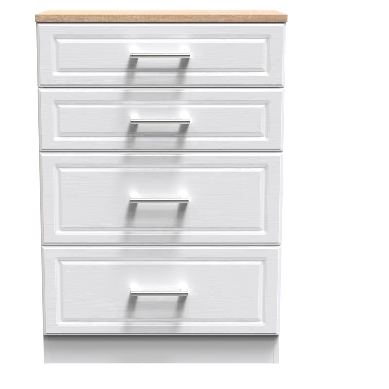 Stoneacre 4 Drawer Deep Chest front on image of the chest on a white background
