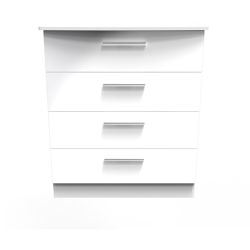 Kingsley 4 Drawer Chest front on image of the chest on a white background