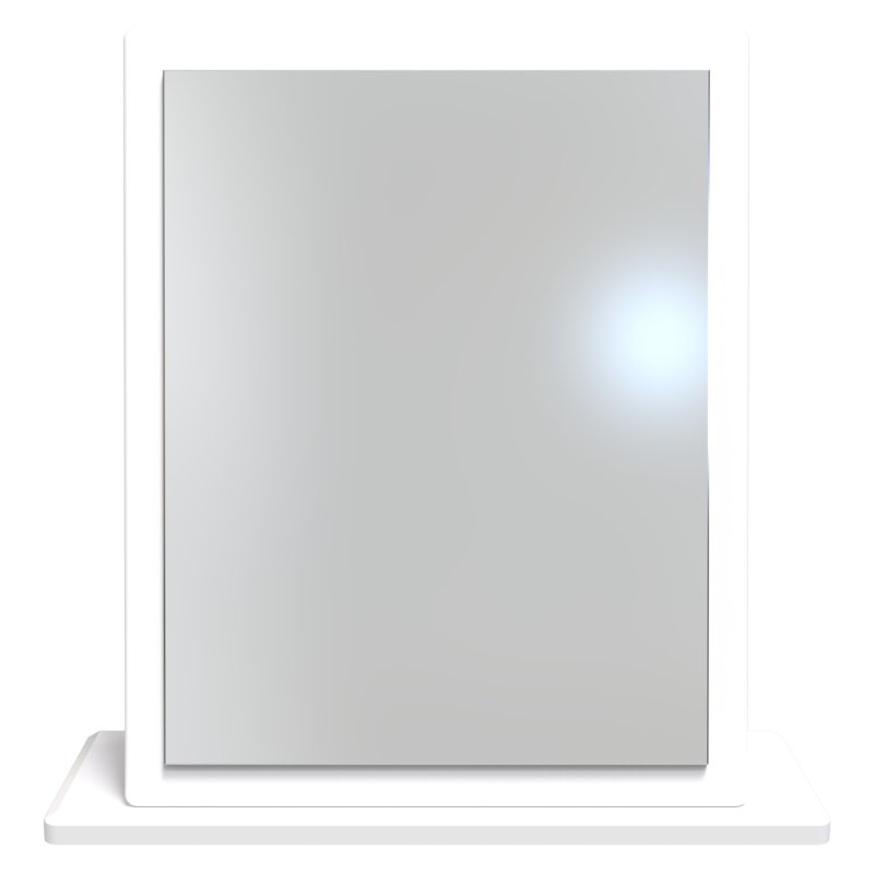 Kingsley Small Mirror front on image of the mirror on a white background