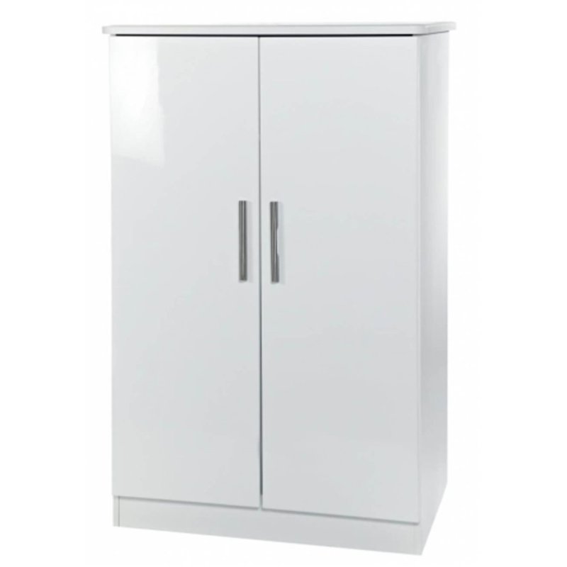 Kingsley 2ft 6in Plain Midi Wardrobe image of the wardrobe on a white background