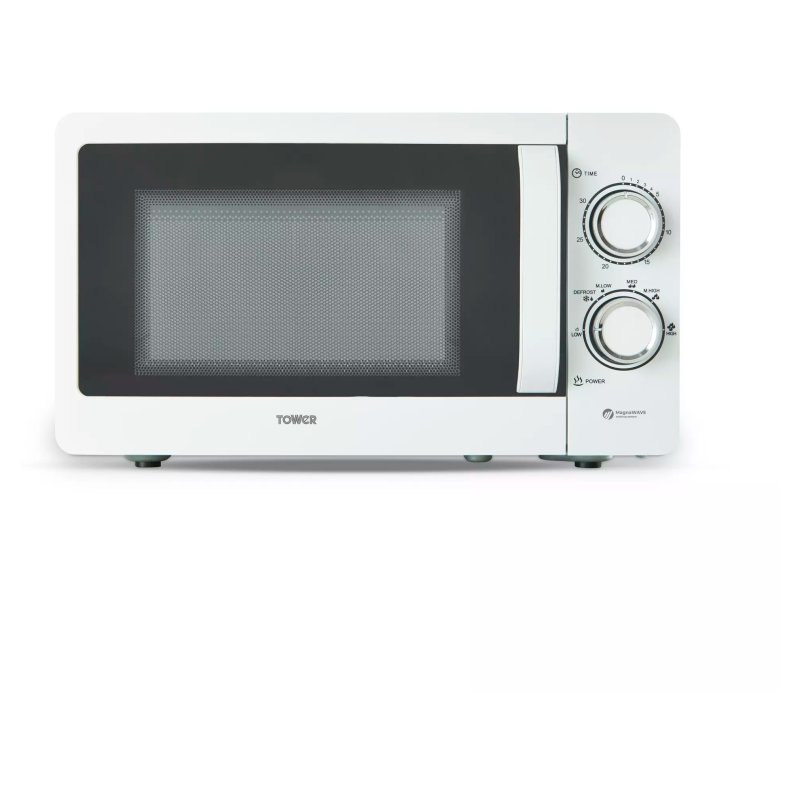 Tower White 20L Manual Microwave image of the microwave on a white background