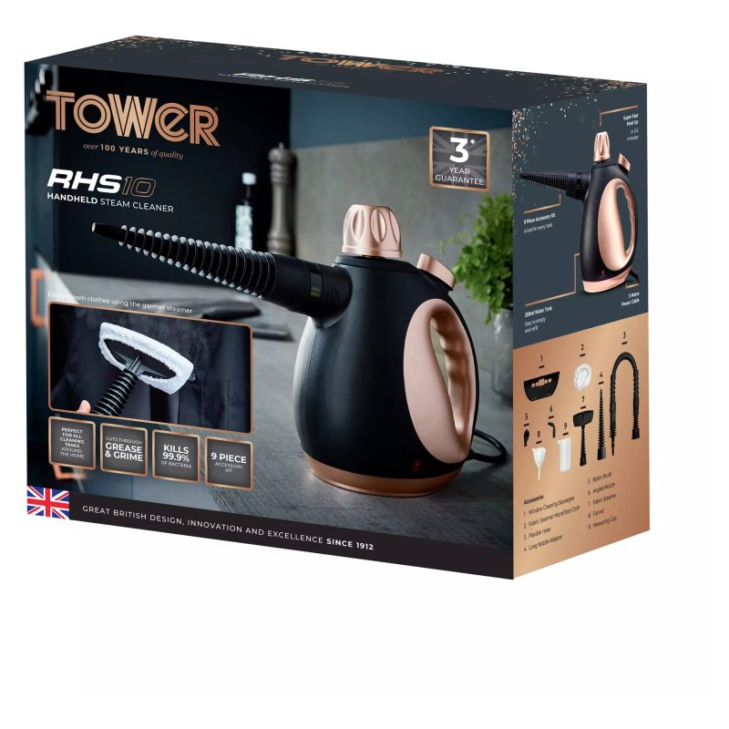 Tower Handheld Steam Cleaner Aldiss of Norfolk