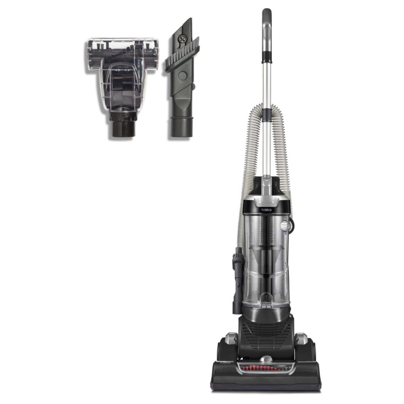 Tower Blue Bagless Pet Upright Vacuum Cleaner image of the vacuum cleaner on a white background