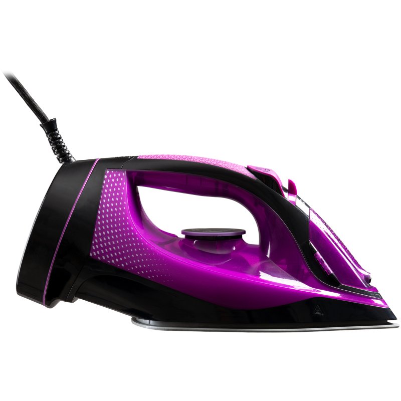 Daewoo 2200w Free Glide Cordless Steam Iron side on image of the iron on a white background