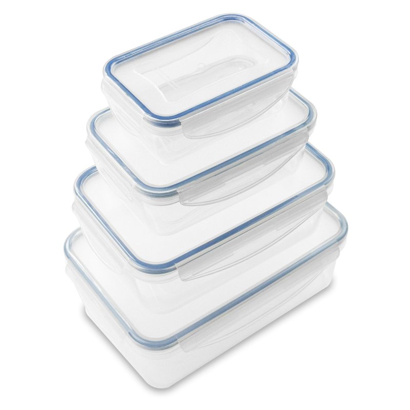 Addis Clip Tight 4 Piece Container Set image of the container set on a white background