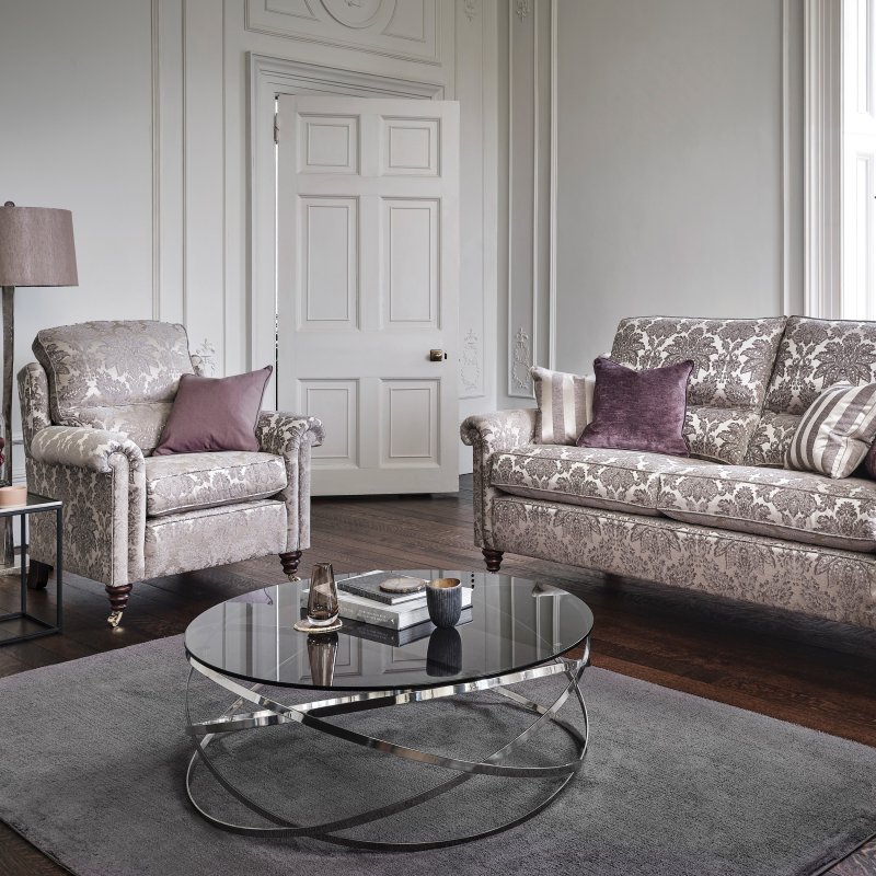 Duresta Southsea Medium High Back Sofa lifestyle image of the sofa