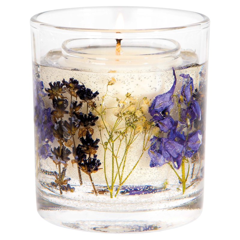 Stoneglow Moon Botanical Lavendar & Mint Wax Tumbler image of the candle on a white background