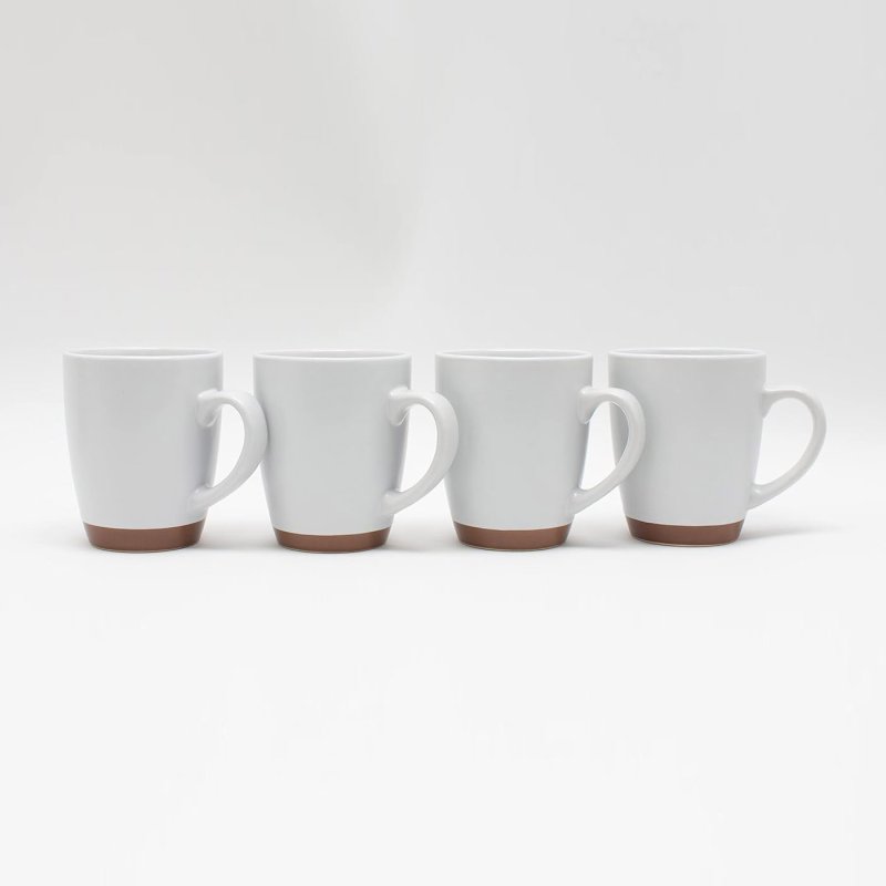 Carnaby Stonebridge Set Of 4 Mugs White