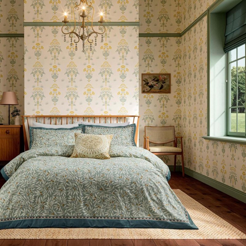 V&A Morris Room Willow Duvet Cover Set