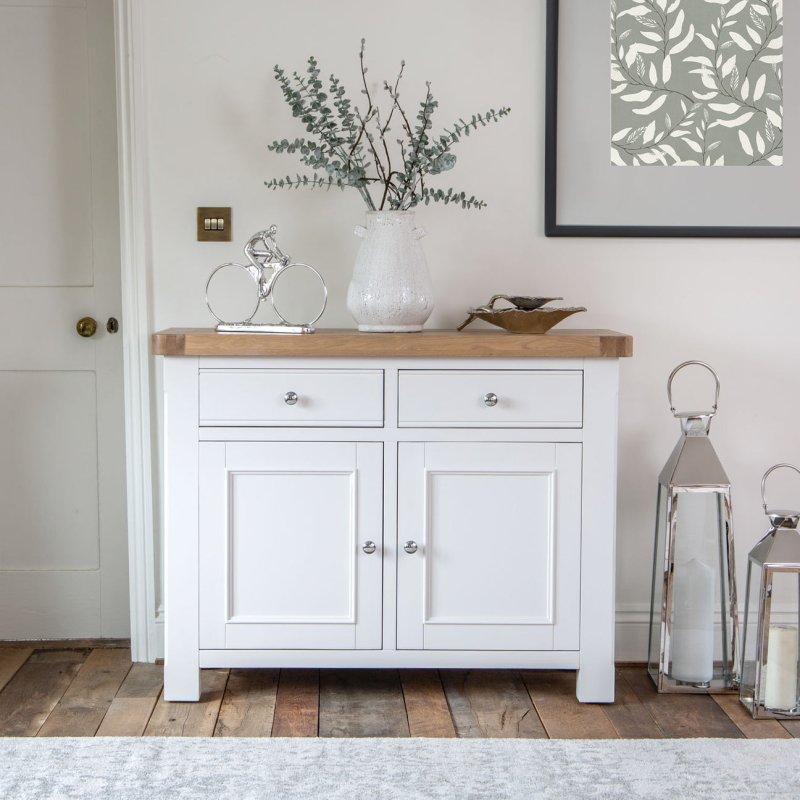 Holkham Oak Standard Sideboard lifestyle image of the sideboard