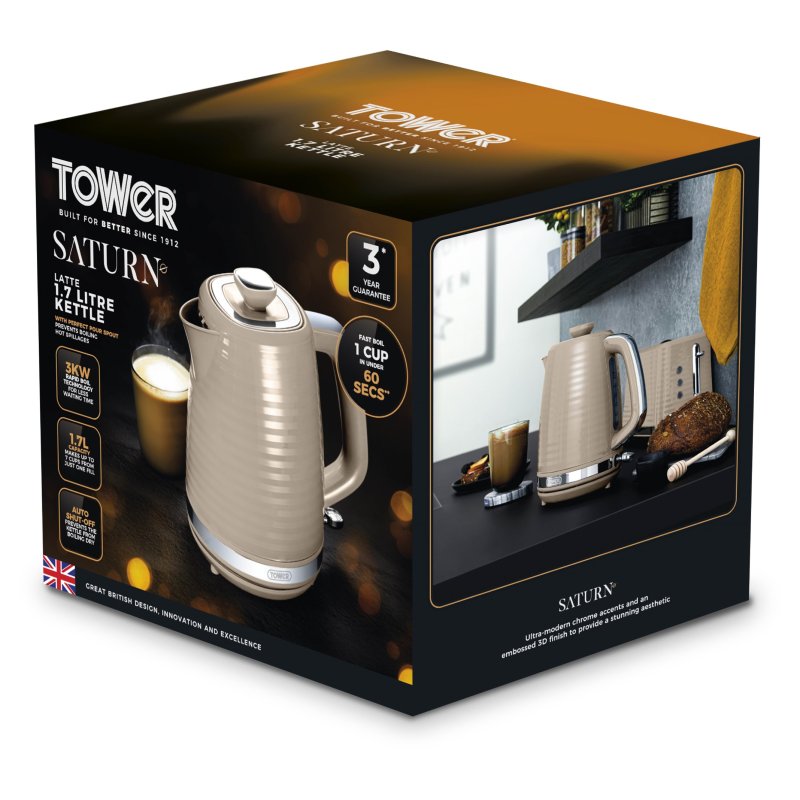 Tower Saturn Latte Kettle Aldiss of Norfolk