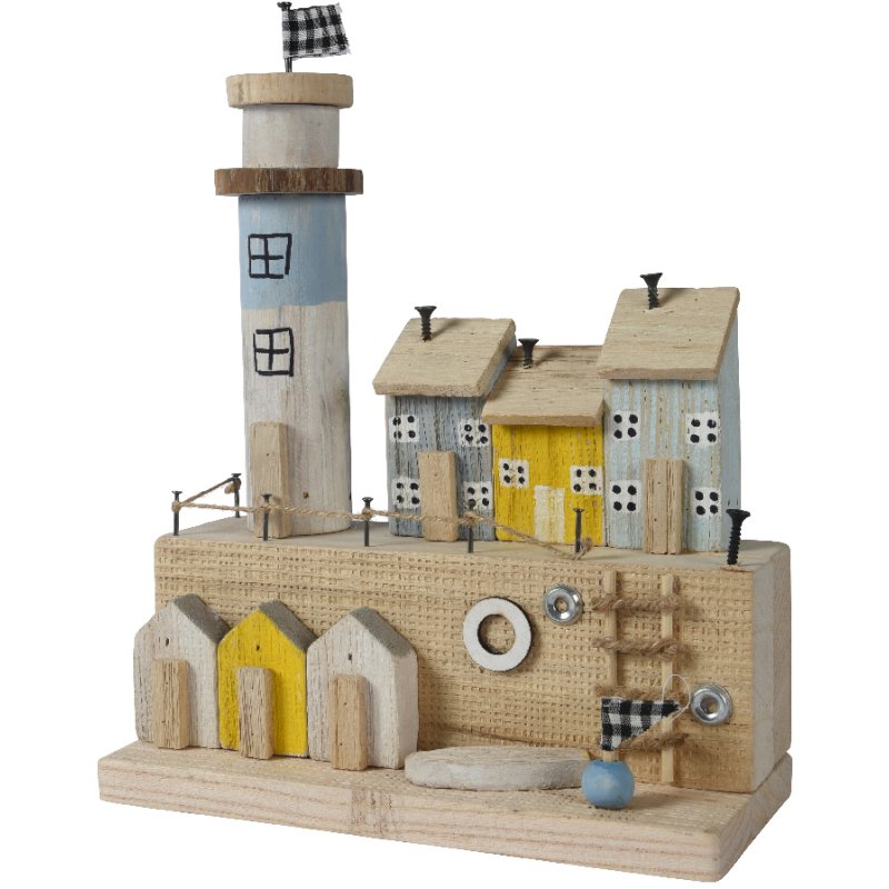 Kaemingk Wooden Seaside Scene