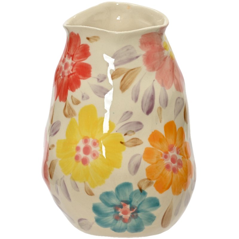 Kaemingk Patterned Irregular Flowers Vase