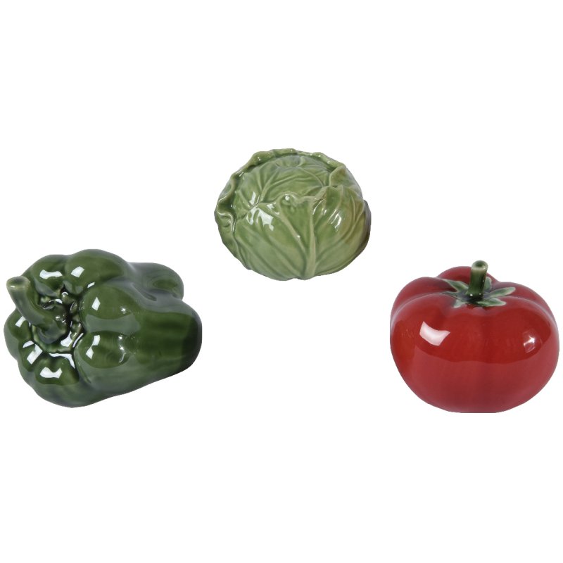 Kaemingk Porcelain Pepper Tomato Cabbage