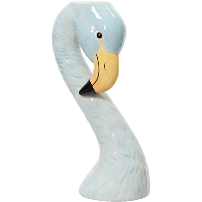 Kaemingk Blue Flamingo Vase