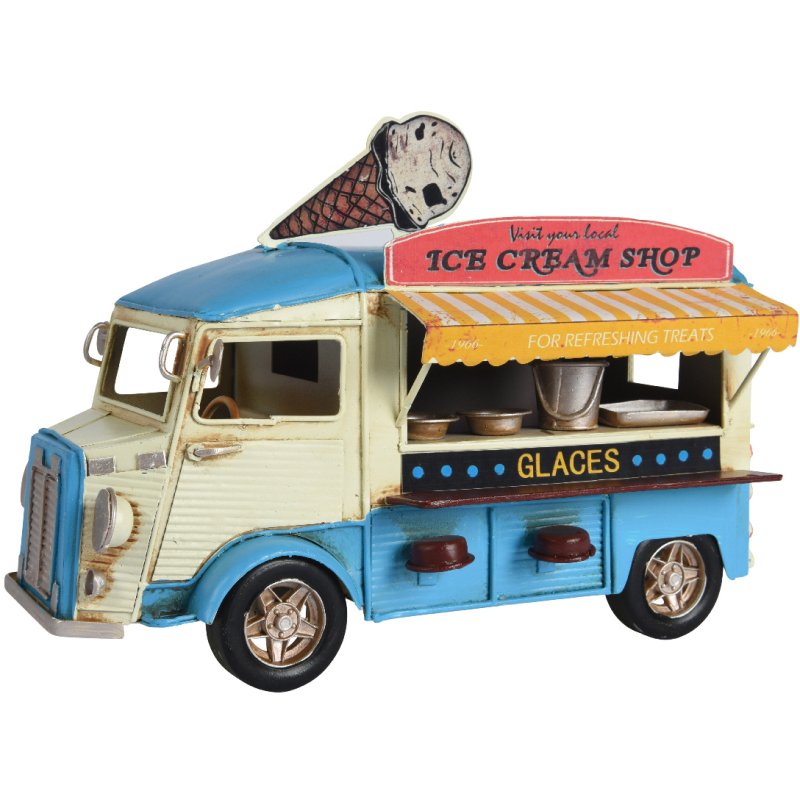 Kaemingk Iron Decorative Ice cream Van