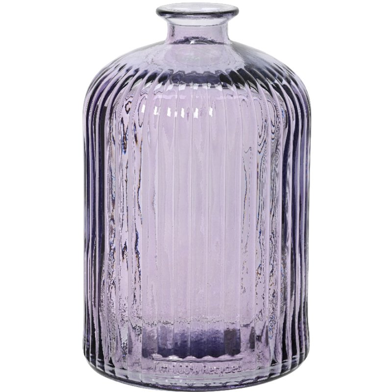 Kaemingk Lilac Recycled Glass Vase
