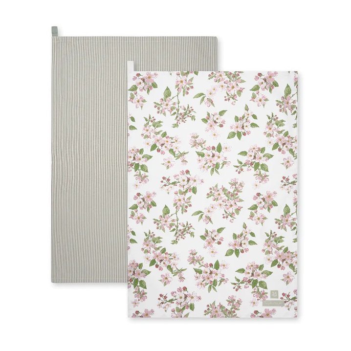Sophie Allport Blossom Tea Towel Pair image of the tea towel pair on a white background